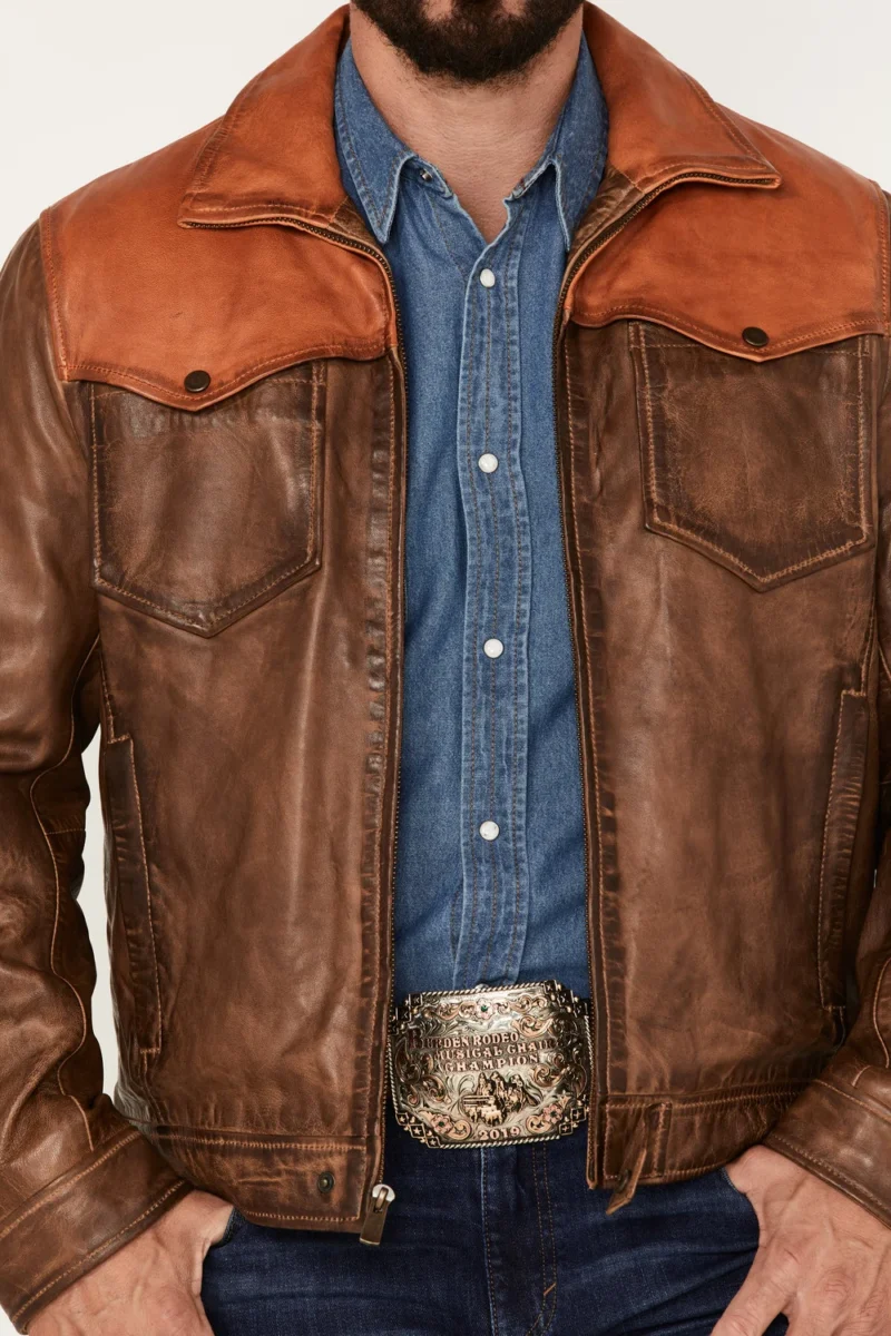 Cowboy Goldrush Color Block Jacket