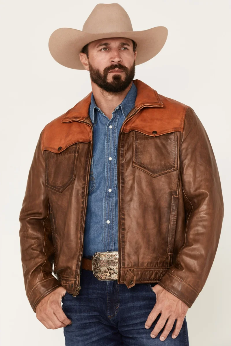Cowboy Goldrush Leather Jacket