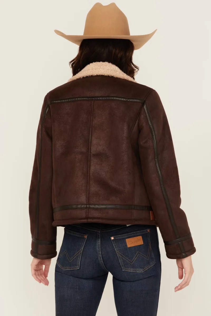 Cowgirl Chocolate Brown Suede Jacket