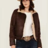 Cowgirl Womens Chocolate Brown Jacket