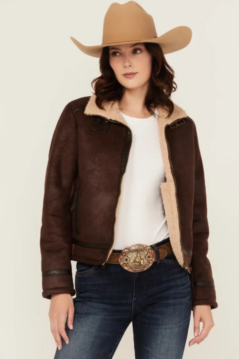 Cowgirl Womens Chocolate Brown Jacket