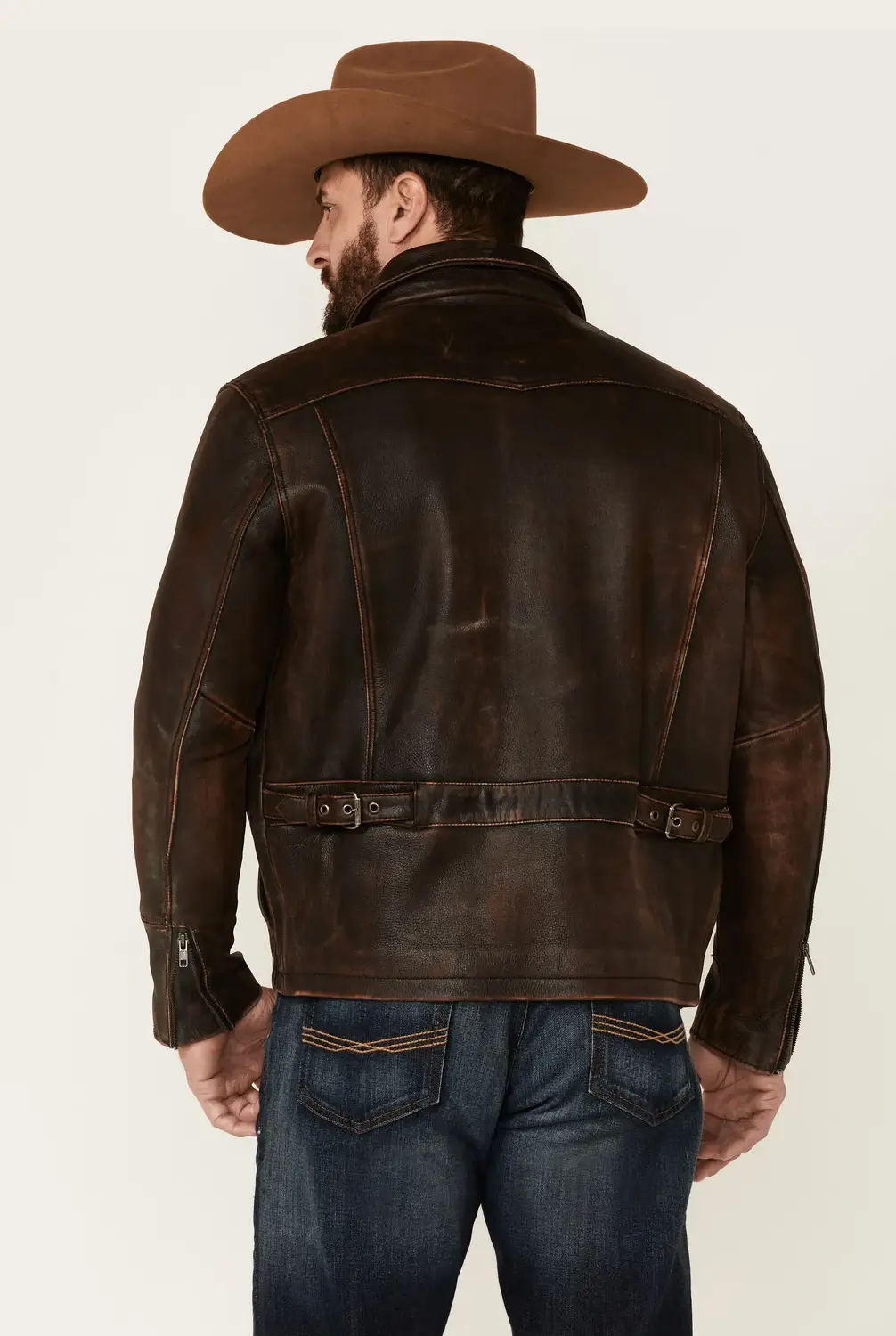 Mens Cattle Cowhide Jacket