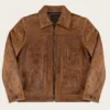 Mens Western Tan Leather Jacket