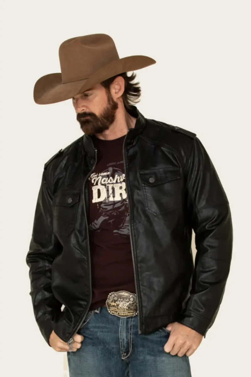 Performance Black Moto Leather Jacket