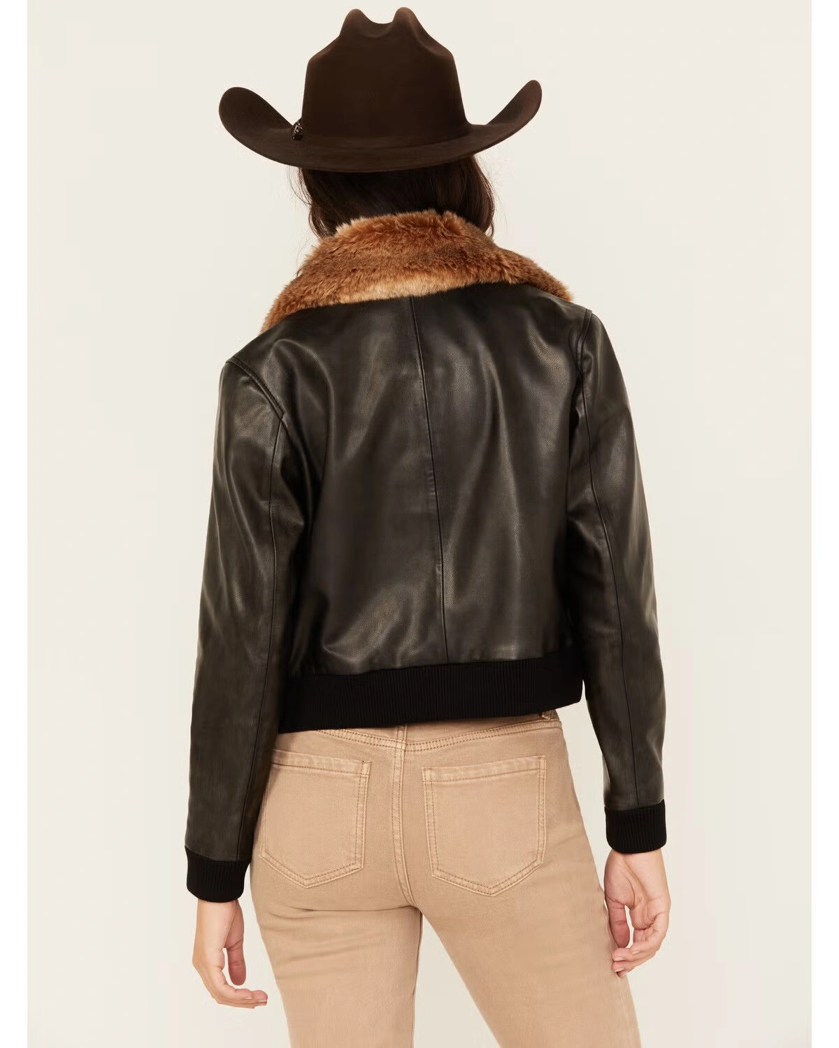 Women Casey Black Leather Jacket