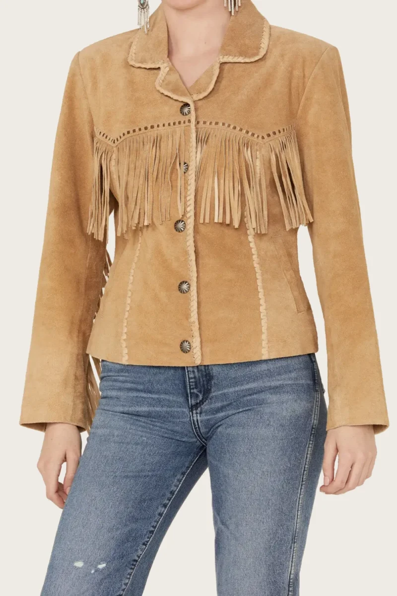 Western Suede Jacket for Women