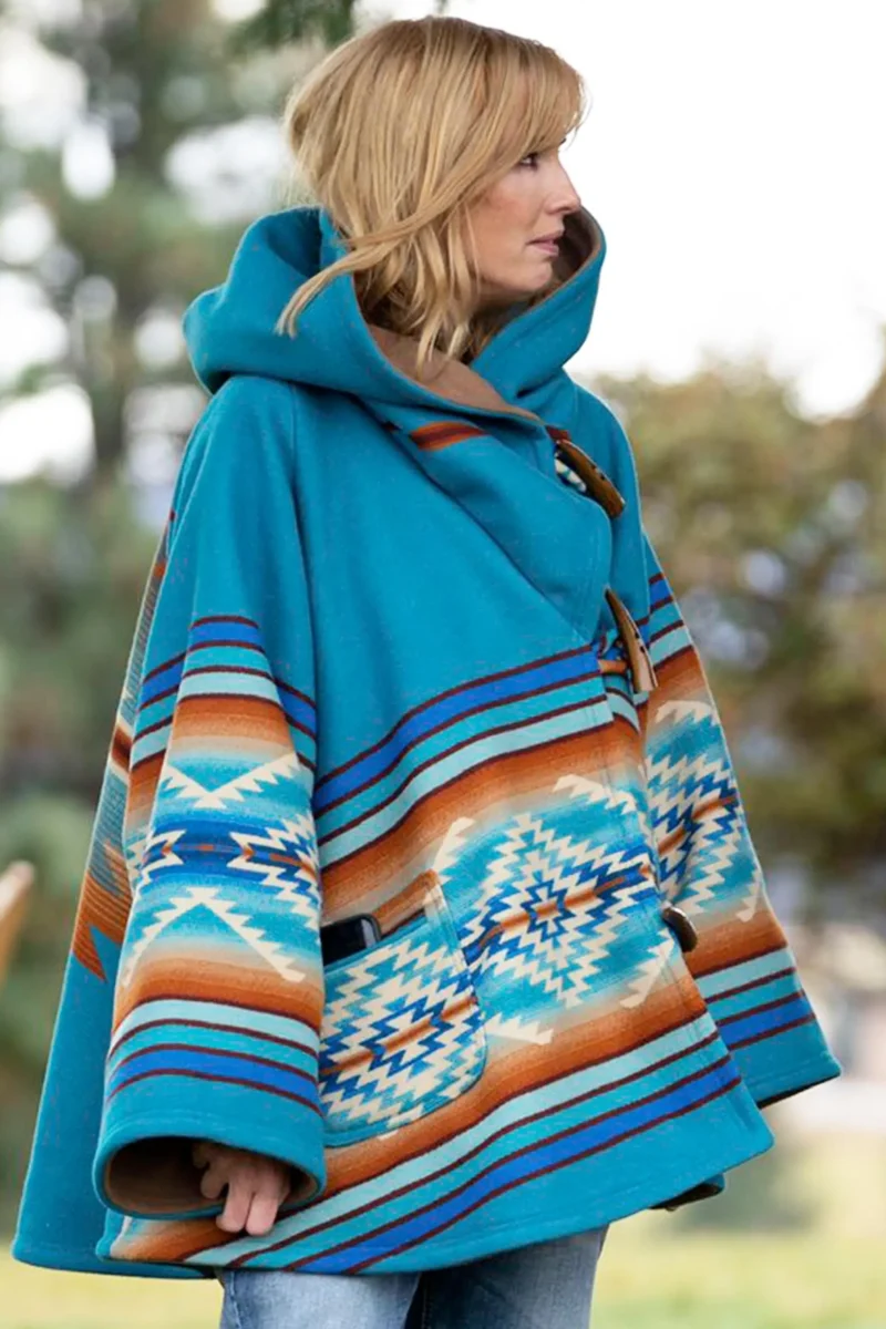 Yellowstone Kelly Reilly Beth Dutton Blue Coat