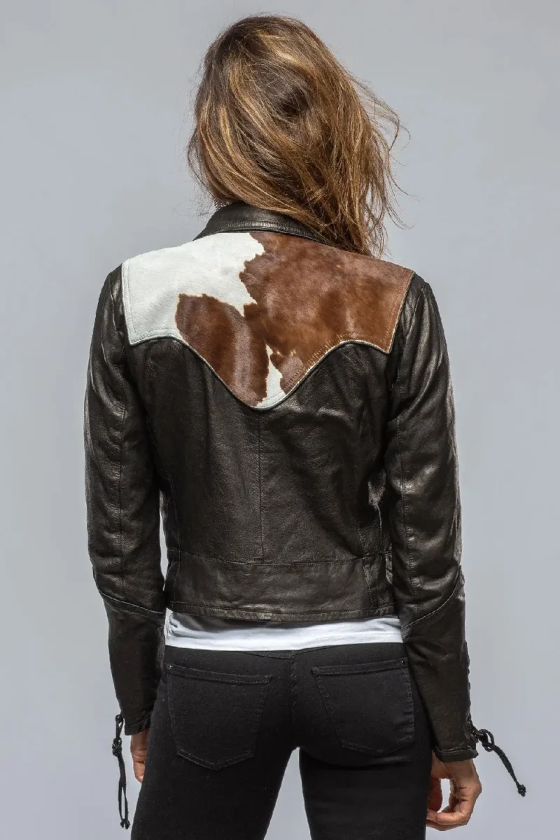Women’s cowhide leather jacket